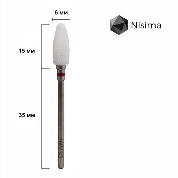 Фреза керамічна Ct709fK 04860 фото Micro-NX