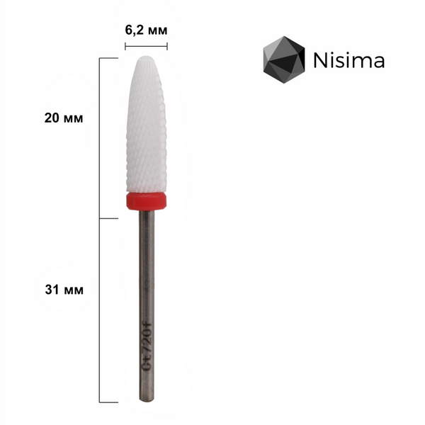 Фреза керамічна Ct720fK 05025 фото Micro-NX