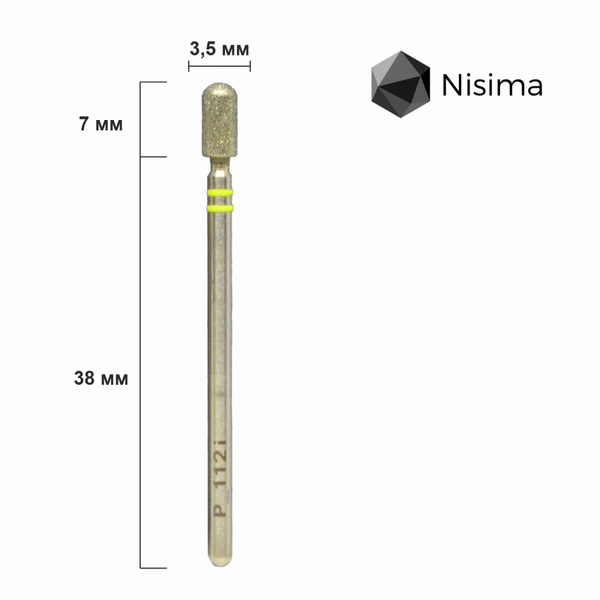 Алмазна насадка P_112iK 06309 фото Micro-NX