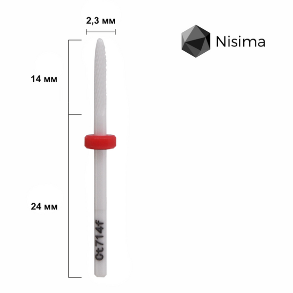Фреза керамічна Ct714fK 06149 фото Micro-NX