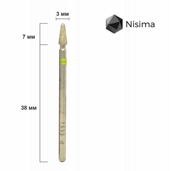Алмазна насадка P_111iK 04844 фото Micro-NX
