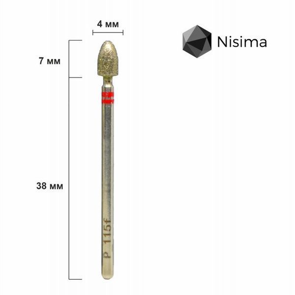 Алмазна насадка P_115fK 03547 фото Micro-NX