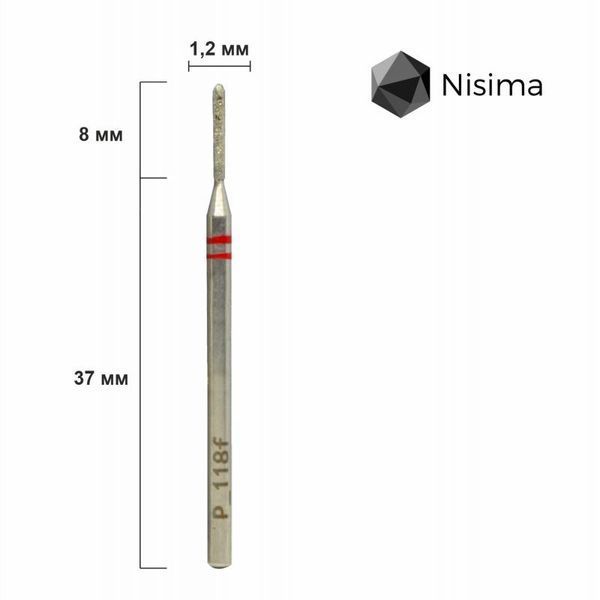 Алмазна насадка P_118fK 04891 фото Micro-NX